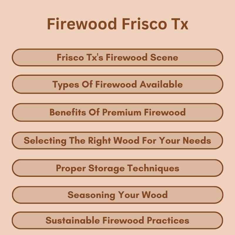 Firewood Frisco Tx