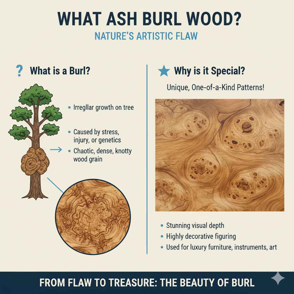 What is Ash Burl Wood